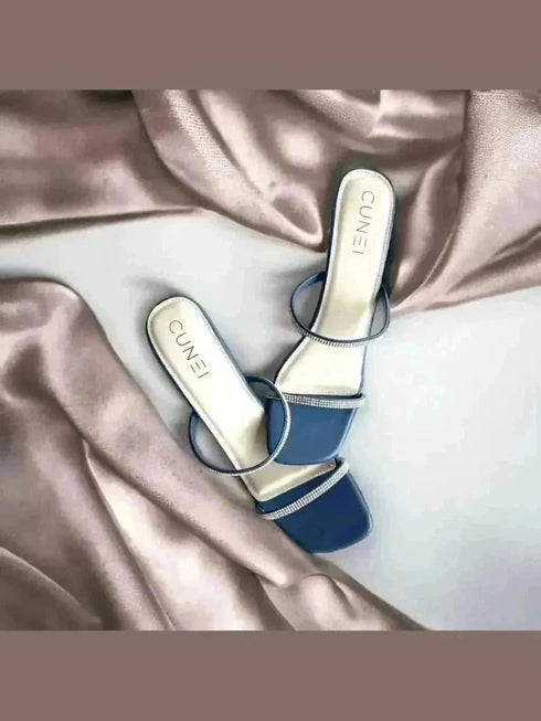 cunei Heels Matisse Blue Heels